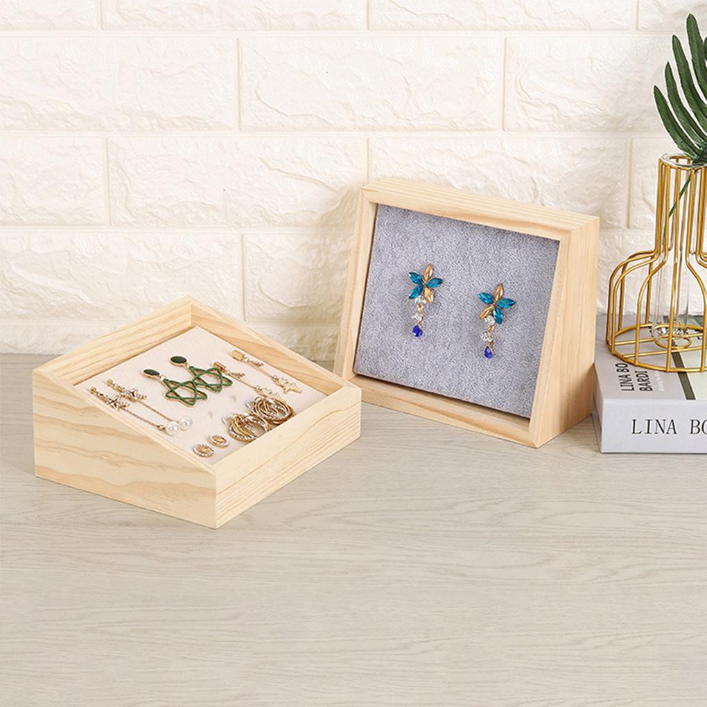 Store Portable Earring Storage Tray Ears Hook Earrings Pendant Display Case Portable Large Capacity Jewelry Box Organizer
