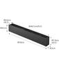 Yamazaki Slim Desk Organizer, Black, Approx. W50 x D5 x H8.2cm, Tower Storage Box, 5986