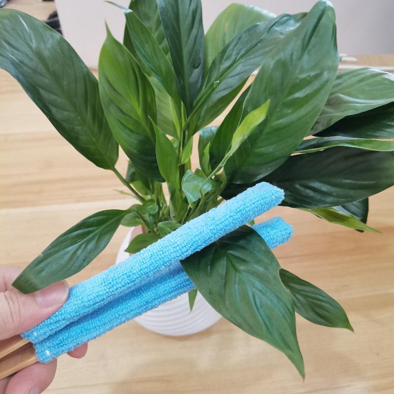 1 piece handheld soft-bristled leaf cleaning brush with handle - for home, garden, and outdoor use