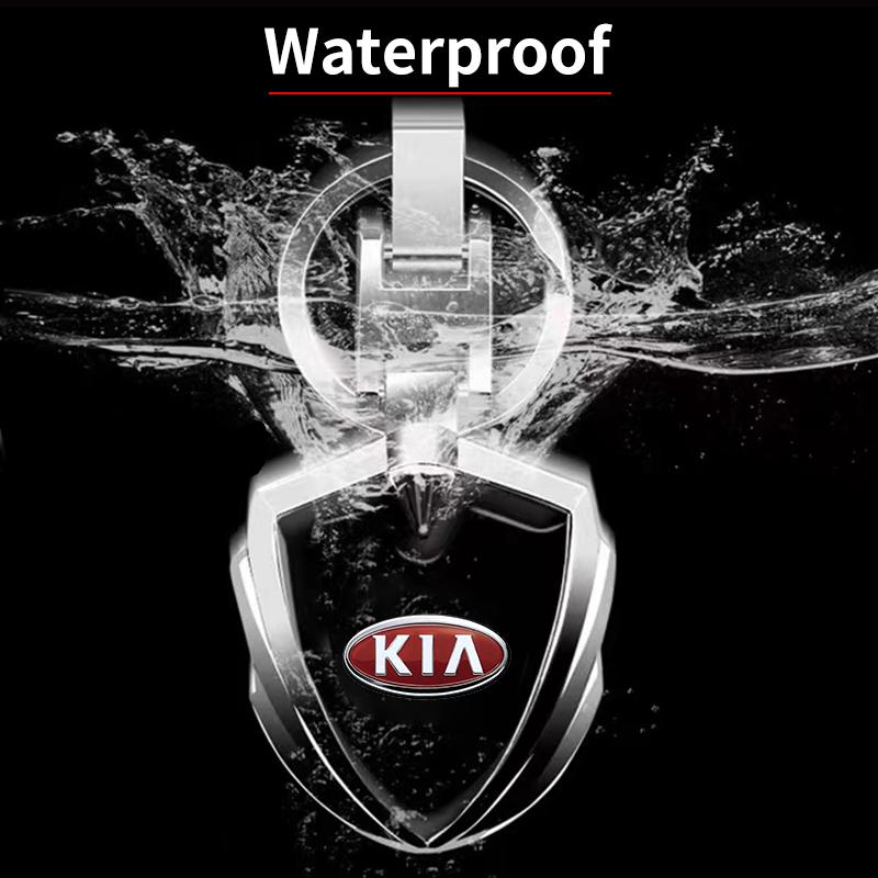 1Pcs Fashion 3D Metal Key Rings Car Logo Emblems Keychain Accessories For KIA Ceed Sportage Rio K5 Optima Cerato Proceed Venga Sedona Forte