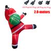 Giant Inflatable Christmas Decor LED Lighted LED Lighted Inflatable Climbing Santa  Outdoor Use