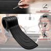 Black rubber rear trunk edge protection scratch protection cover pad for SUV rear bumper