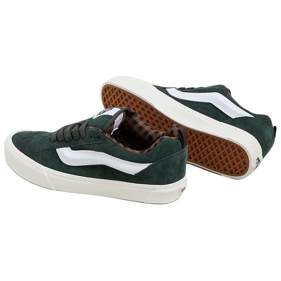Vans Knu Skool Comfortable Versatile Fashion Low Top Skate Shoes Unisex sneaker Green VN000CS0PRM