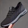 Shoes Flying woven breathable mesh men's soft sole soft surface comfortable and lightweight work driving shoes casual shoes running shoes
