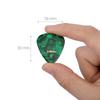 kwmobile Triangle Guitar Picks, 3 Assorted Gauges & Colors, 9-Pack