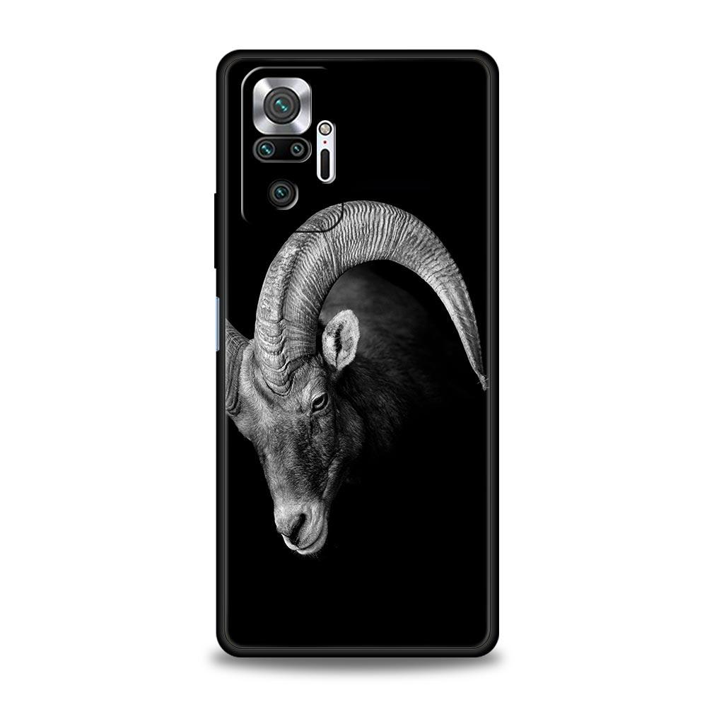 Custodia per telefono per Xiaomi Redmi Note 10 11 9 8 Pro 9S 7 8T 9T 9A 8A 9C K50 K40 Gaming Cover Moda Animali Cavallo Cervo Panda Gigante