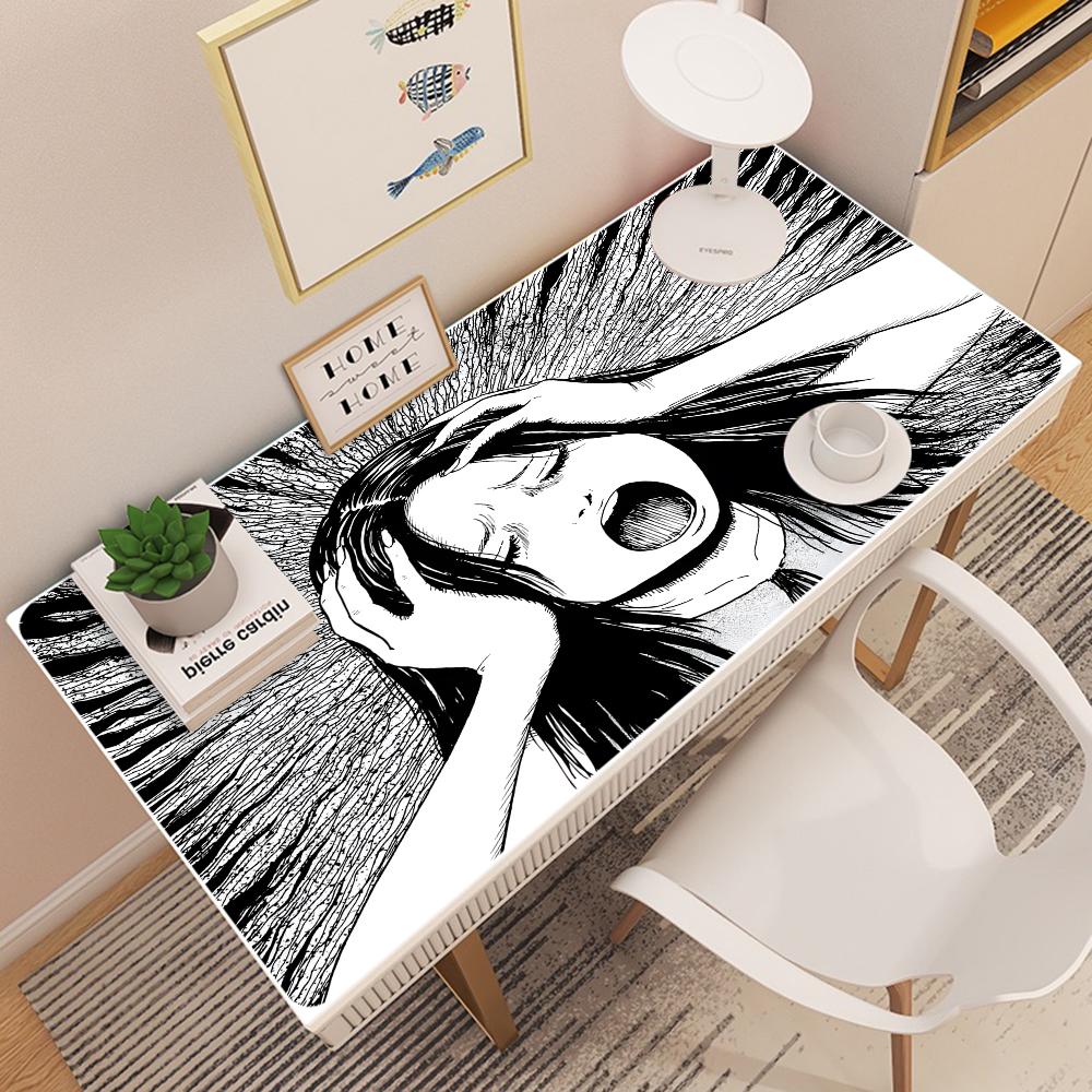Tappetino per Mouse Junji Ito Nuovo Gomma Mouse Durevole Tappetino per Mouse da Scrivania Dimensioni per Tastiera da Gioco Pad per Giocatore