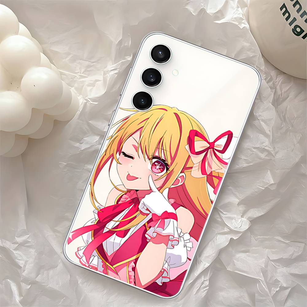 

Чехол для телефона Anime O-Oshi No Ko-S для Samsung Galaxy S25 S24 S23 S22 S21 FE Ultra Plus A32 A53 A13 A31 Мягкий чехол S23ultra5G