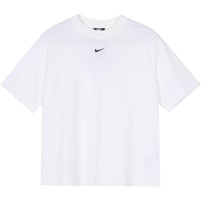 Sportswear Essentials T-shirt à manches courtes avec logo brodé pour femme Hauts Blanc CT2588-100