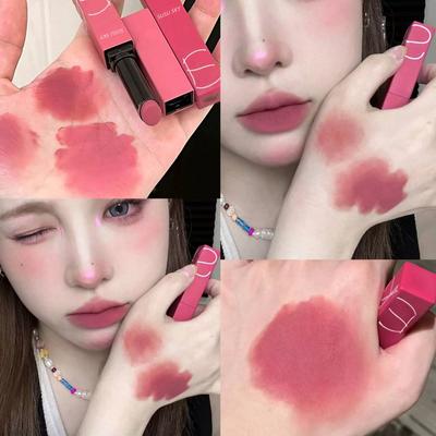 6 Long-Lasting Waterproof Matte Velvet Lip Gloss Mist Liquid Matte Lipstick Non-stick Cup Lip Glaze Lip Makeup Cosmetics