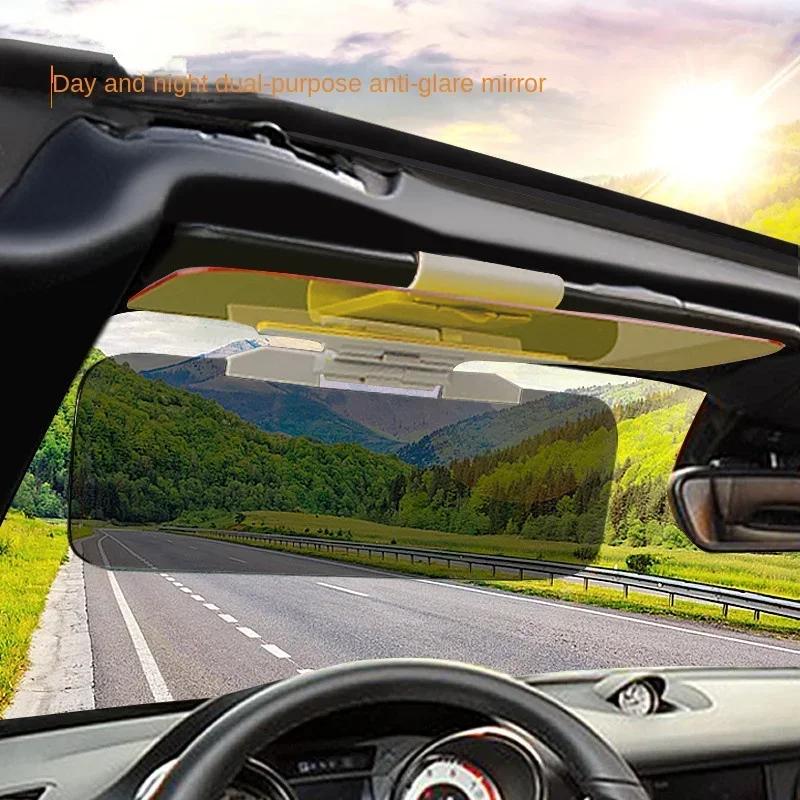 Car Sun Visor Goggle Clip-on Anti-UV Anti-Dazzle Clip-on Dual Purpose Daytime And Nighttime Drive Safely At Interior Accessories