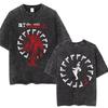 Gewaschenes Vintage My Chemical Romance The Black Parade Album Grafik T-Shirt Herren Damen Punk Emo Rock Übergroße T-Shirts Streetwear