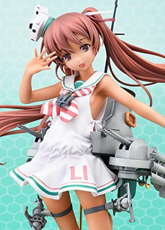 Kantai Collection Libeccio Scale Complete Figure Through Mail Order Via Hobby Japan Monthly Magazine June July 2017 and Select -KanColle- (Regular