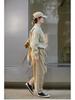 2023 Spring Retro Khaki Linen-Cotton Wide-Leg Pants for Women