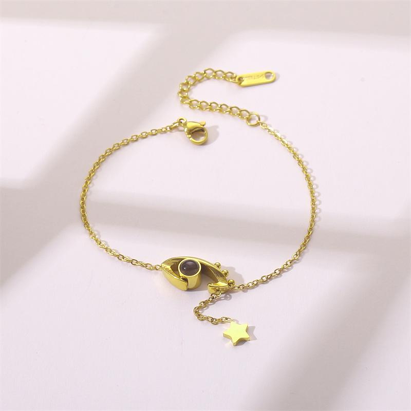 Koreanisches Dongdaemun Titanstahl Damenmode Armband - Edelstahl, High-End, Grenzüberschreitendes Design.