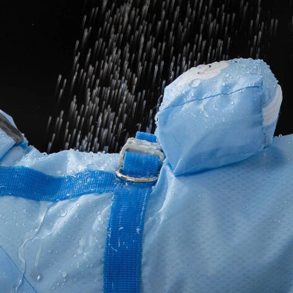 All-inclusive Dog Rain Cloak Waterproof Pet Rain Jacket Pet Cape Costume Small Dog Clothes  Bulldog