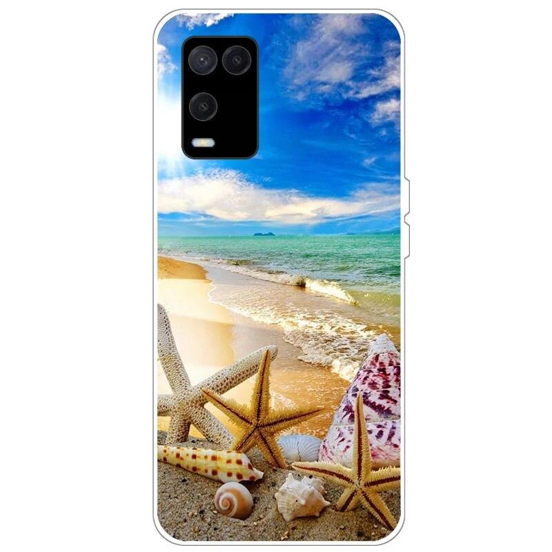 OPPO A54 Case telefonhoz Hátlap OPPO A54 5G 4G Case CPH2239 CPH2195 OPPOA54 A 54 Bumper Silicon Soft Funda fekete tpu tokhoz