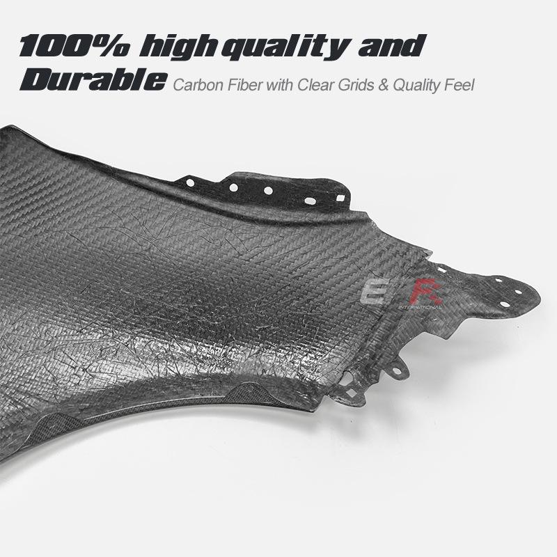 Toyota GR Corolla Front Fender Wing Replacement, Dry Carbon Fiber, OEM Style