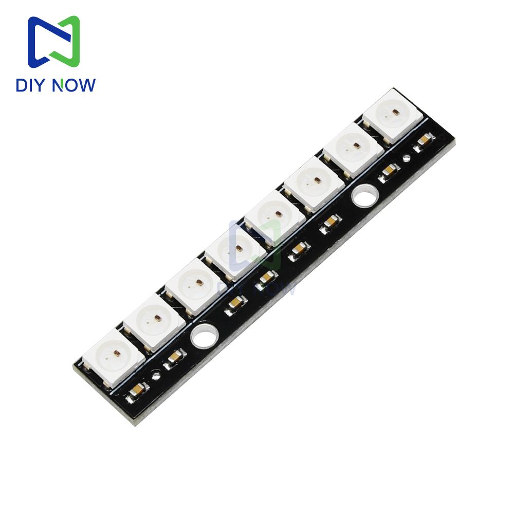 8 channel  WS2812 5050 RGB LED module with built-in driver Suitable for Arduino for Raspberry Pi  ESP32 home LED lighting