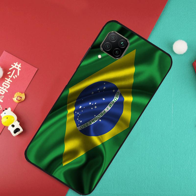 

Brazil Flag For Huawei Nova Y73 Y70 Y72 Y60 Y90 Y61 Y91 8i 7i 11i 12i 12s 9 10 SE P20 P30 P40 Lite Case Huawei Nova Y70
