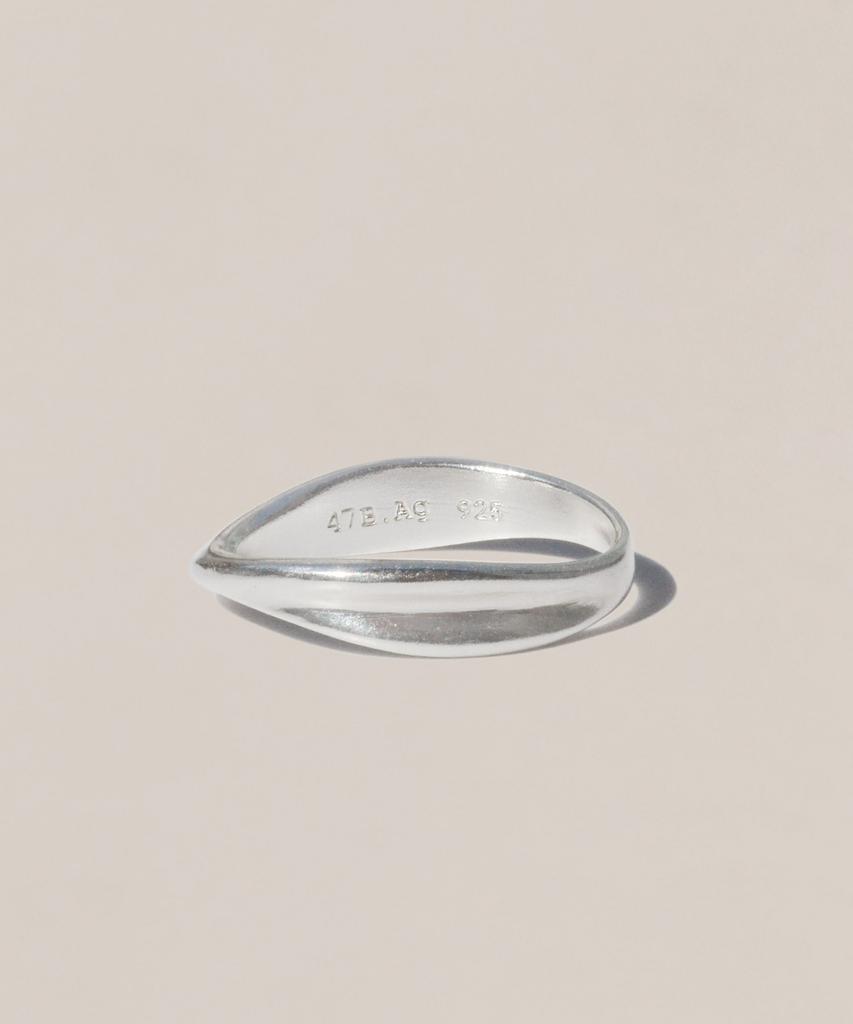 47Bag 925 Silver Double-Strand Twisted Ring Fineu
