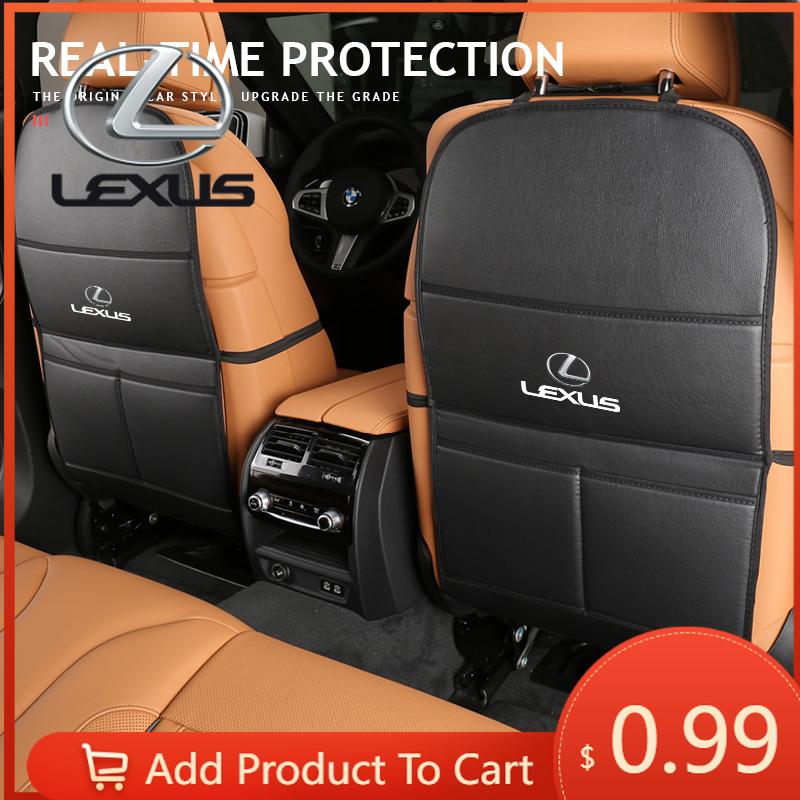 Interior Stickers For Lexus F SPORT ES RX NX LS UX LM LX GX LC RZ IS CT GS RC HS SC TX LBX Car Seat Back Anti-Kick Mat Protecto OK2