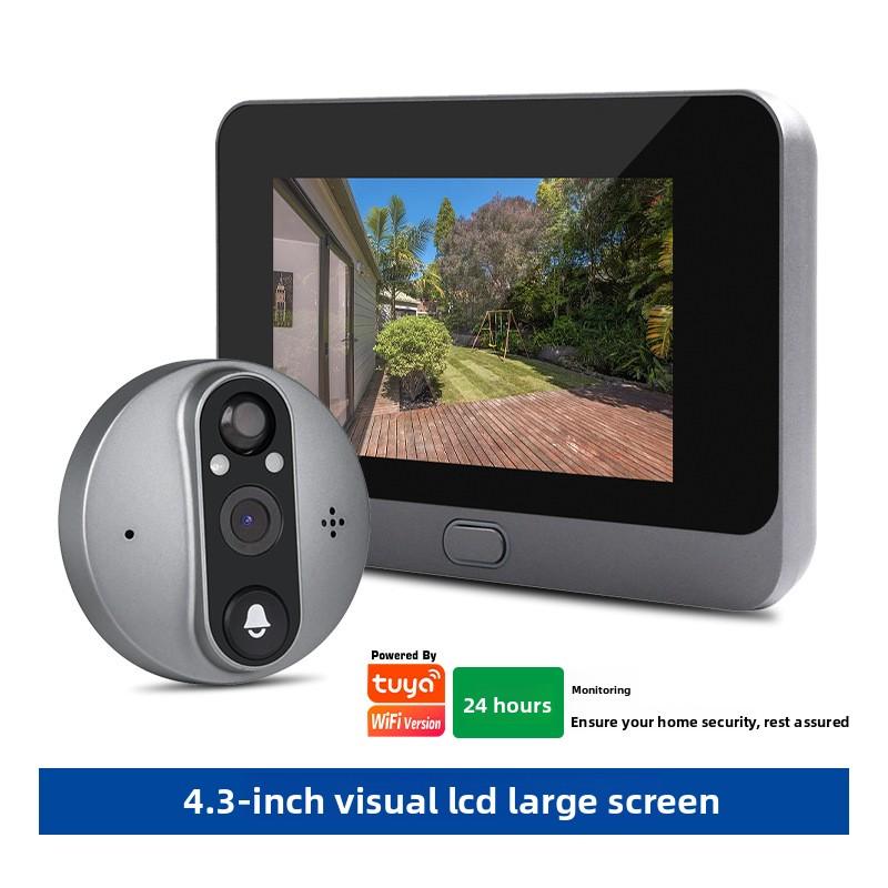 QR-039 1080P HD Wireless Visual Intercom Doorbell with 160 Wide-angle Lens Two-way Audio Wi-Fi Connectivity Night Vision