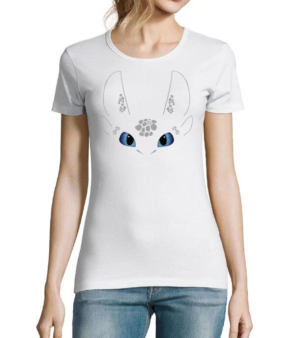Light Fury Face How To Train Your Dragon Unisexs TShirt S