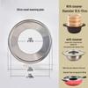 JinXu 20cm Thickened Ring Stainless Steel Steamer Plate
