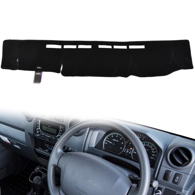 Black Dashboard Mat Specifically Designed For 70 76 78 79 Series 2009-2020 Car Interior Dashboard Cover Carpet