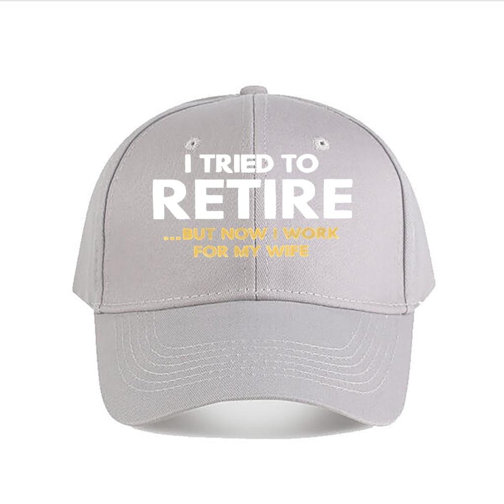 Funny RetireUnisext For Husband Baseball Cap Fashion Unisex Sunhat Womens Outdoor Sports Snapback Cap