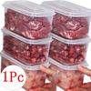 1 Pc Food Preservation Boxes Refrigerator Frozen Meat Vegetable Fresh-Keeping Box Transparent Kitchen Sealed Storage Container