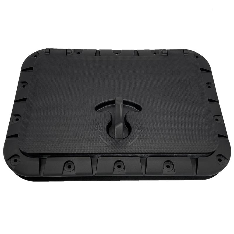 Marine Deck Plate Square Hatch Pull Out Handle Hatch for Boat Kayak Canoe Boat Parts Accessories