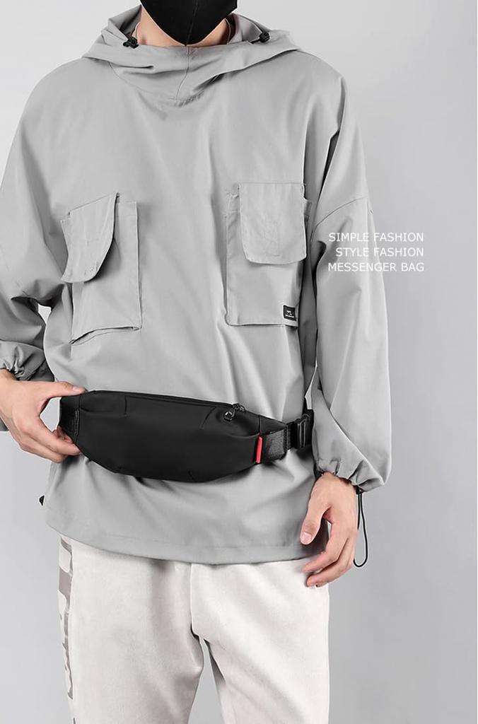 Cedar Eight Small Body Shoulder and Waist Pouch Men's Bag, Bag,