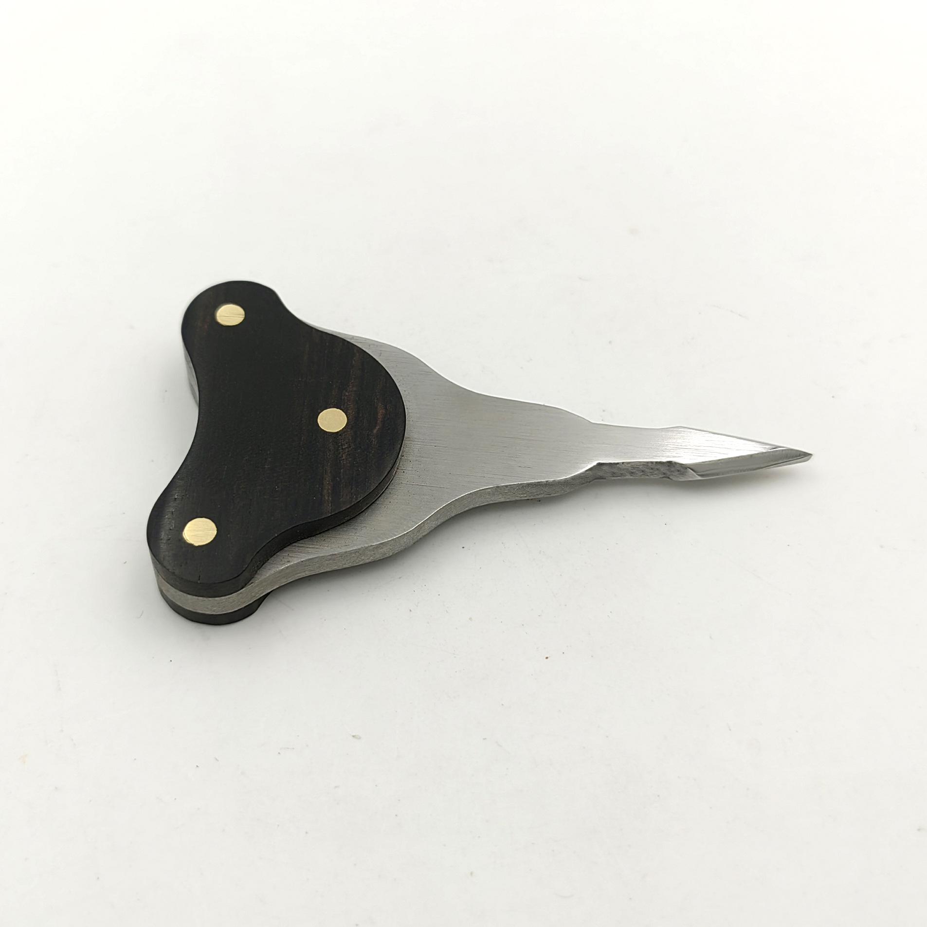 Ebony Red Wood Handle Tea Needle Opener
