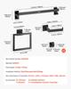 Matte Black Bathroom Hardware Set, 5 Pieces Stainless Steel Bathroom Accessories Set, 24-inch Towel Bar, Towel Rack, 2 Robe Towel Hooks, Toilet Paper