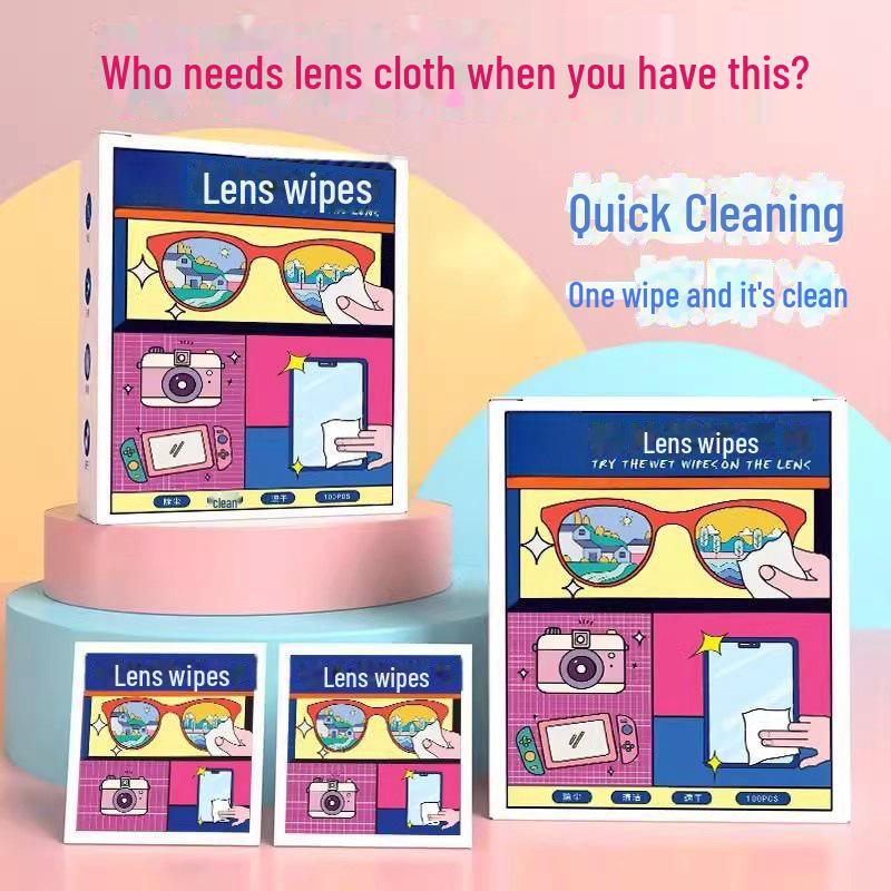 Anti-Fog Lens Wipes: Disposable Glasses & Screen Cleaning Cloth