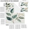 Pillowcase Quilt Cover 3-Piece Bedding Watercolor Style,Natural Serenity Pattern,Washable,Durable,Spring And Summer