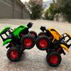 Farmer Stunt Car Inertia 4x4 Dual Inertia Stunt Green Climbing 360° Spin Flip Shock Thickened Tires Off-Road Scooter Toy Car As a Halloween Gift