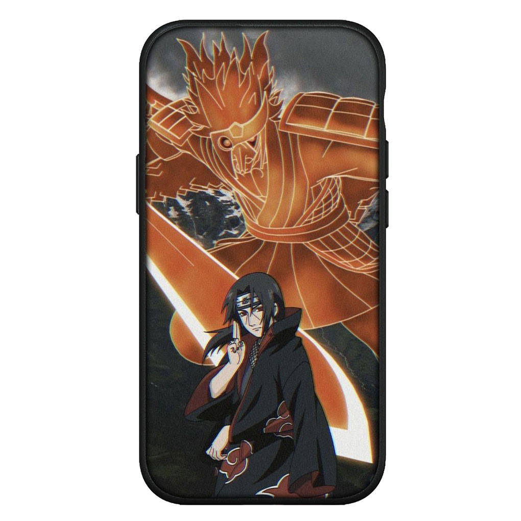 

для iPhone 16 15 X XR Samsung Galaxy S24 S23 Plus Xiaomi Redmi Note 13 12 11 Pro Max 9 14 OPPO Huawei Чехол с рисунком Итачи Учиха Наруто Акацуки Чехол for Huawei Nova 5T ceil