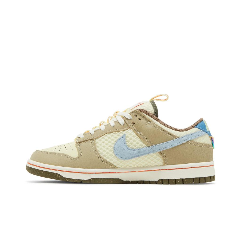 Nike Dunk Low 'Cartoon' (Unisex) Alabaster / Celestine Blue / Sail Skateboard Shoes DX6038 741