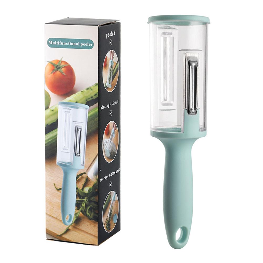 2 In 1 Multifunctional Peeler, Fruit Vegetable Peelers, Kitchen Gadgets, Storage Type Peeling Knife For Peeling Vegetables Fruits And Scaling Fish