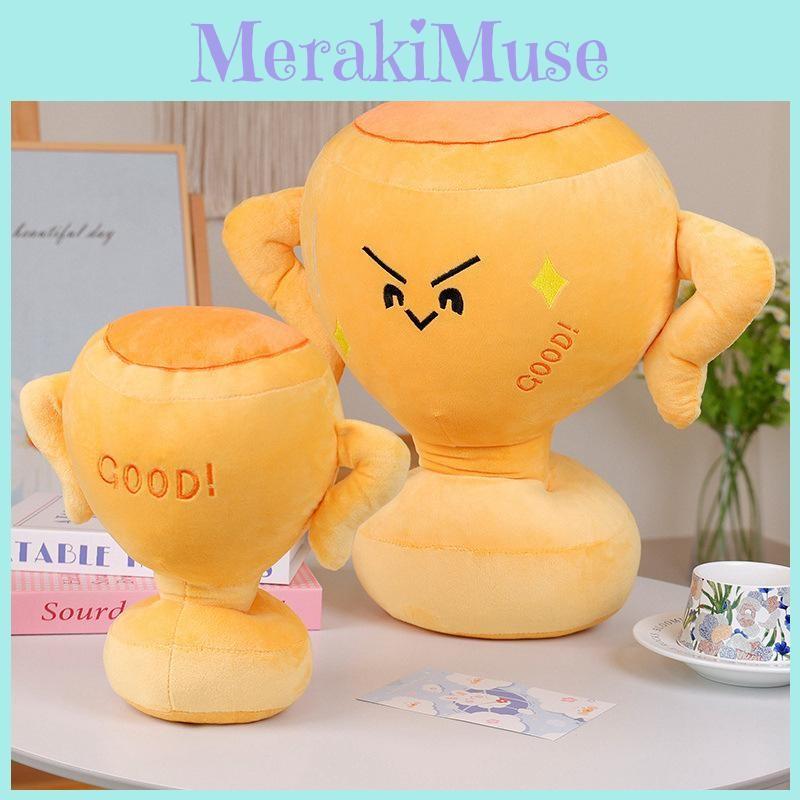 Cute Cartoon Creative Trophy Plush Toy Girls Kid Sleep Companion Festive Gift