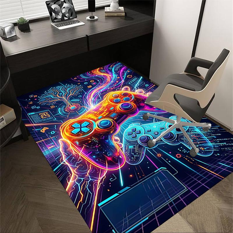 

1PC Gamepad Controller Extra Large Non-Slip Floor carpet, Office, family, bedroom, Studio - Large Area Rug,Longlasting Material-K0419 60cm by 90cm