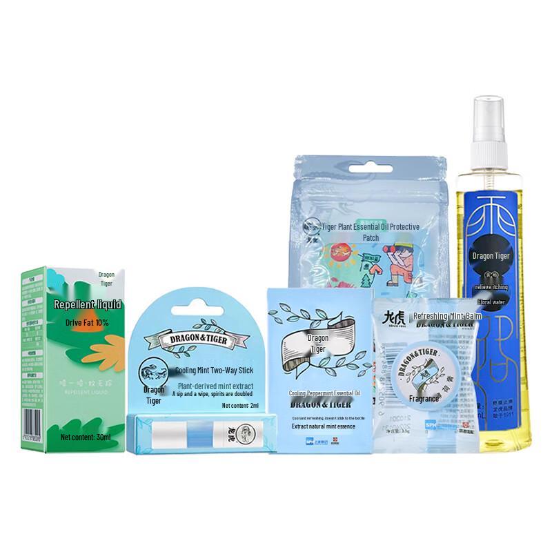 Охлаждающий набор эфирных масел Longhu с мятой перечной