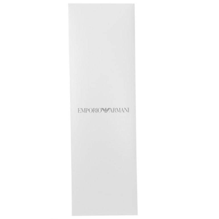 Emporio Armani Jacquard Micro Made in EM001346 TE13740 F5029 Men's Tie, 7.5cm Wide, 100% Silk, Check, Red, Italy, [Used]