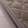 New Thicken Soft Lamb Wool Quilted Mattress Cover Quick Warm Plush Anti-Mite Bed Pad Protector Cover Customized Fitted Sheet
