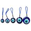 Blue Eye Lucky Eye Keychain Glass Bead Car Hanging Charm Car Jewelry Lucky Eye Pendant  Bag Charms