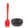 T02C!8 Pack Mini Tart Pans 3 Inch With Removable Bottom Round Nonstick Quiche Pan For Pies, Mousse Cakes, Dessert Baking