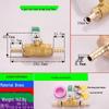 Brass Pagoda Water Pipe Ball Valve (6-19mm) with Hose Switch